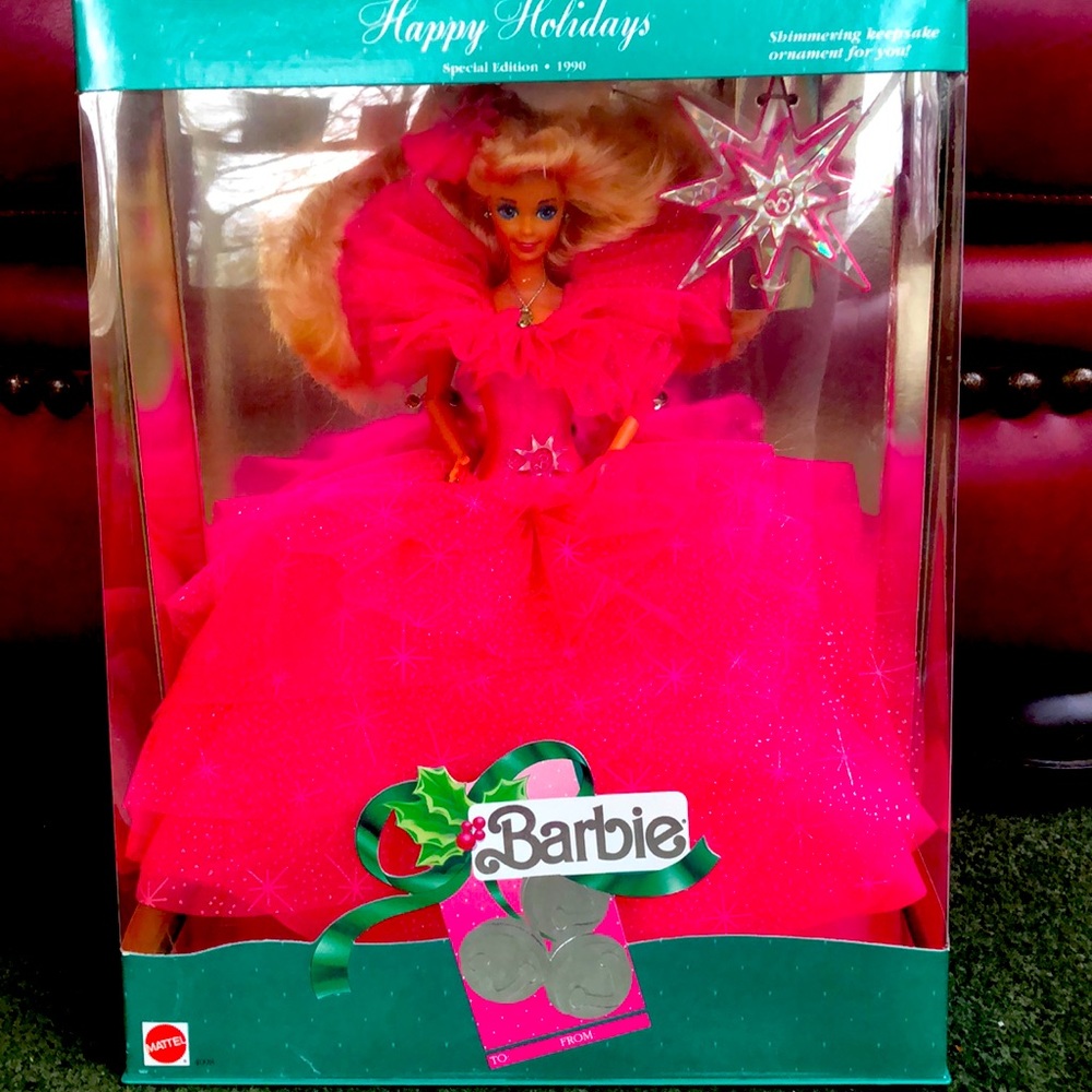 1990 Holiday Barbie - like new!